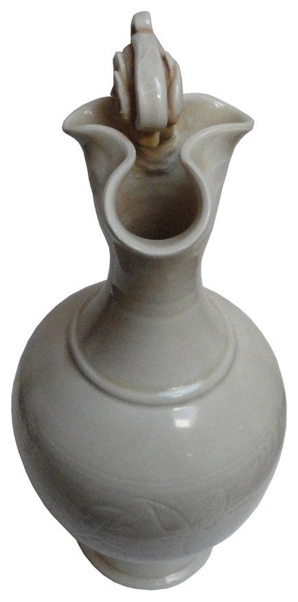 Chinese White Porcelain Flower Vase