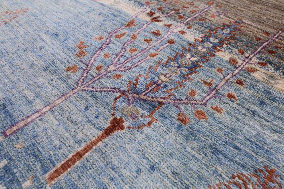 Runner Persian Gabbeh Tribal Handmade Wool Rug 2' 8" X 9' 8" Q8110
