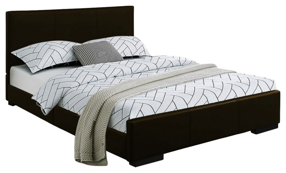 Black Platform Queen Bed