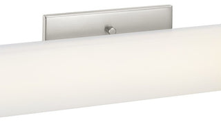 Phase 2.1 LED Collection 24" Brushed Nickel White Shade Modern Bath Vanity Light