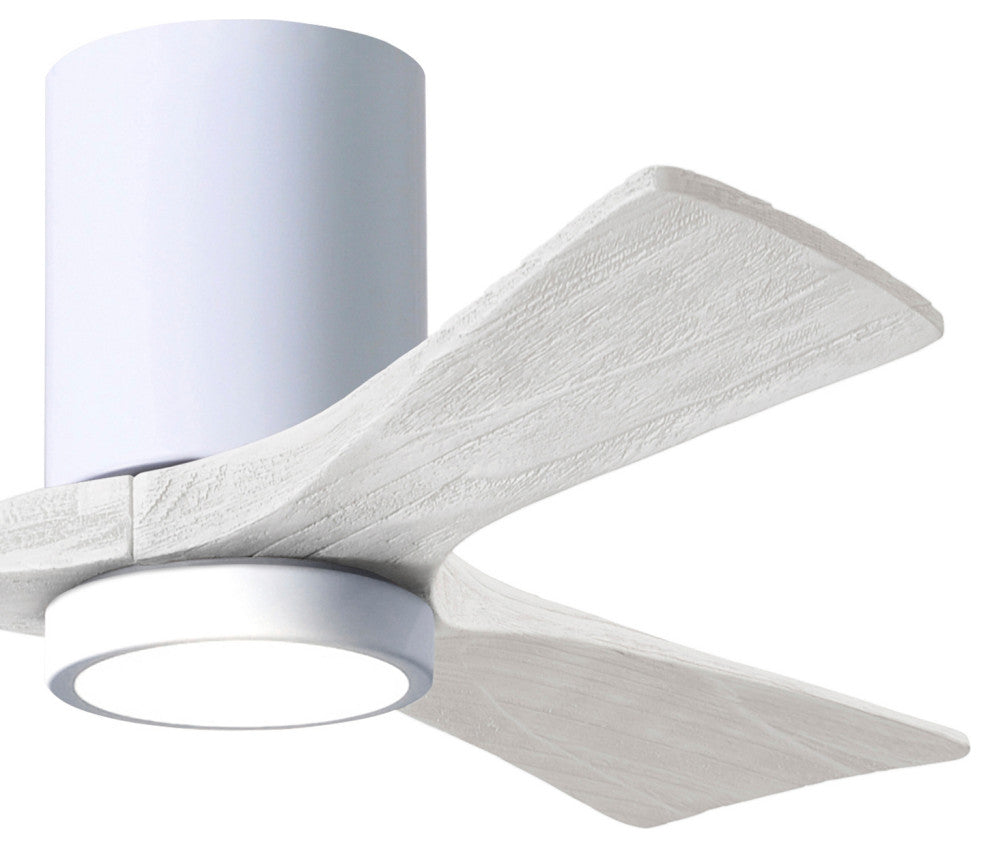 Irene-3HLK 42" Ceiling Fan, LED Light Kit, Gloss White/Matte White