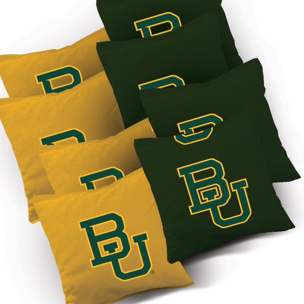 Baylor Striped Cornhole Set