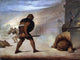 William Rimmer Lion in the Arena, 21"x28" Gallery Wrapped Canvas Print