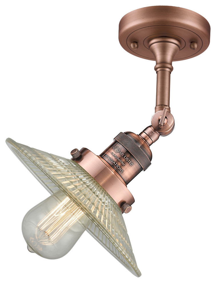 Innovations Lighting 201F-Ac-G2 1 Light Semi-Flush Mount