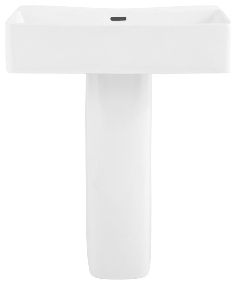 Concorde Square 2-Piece Pedestal Sink