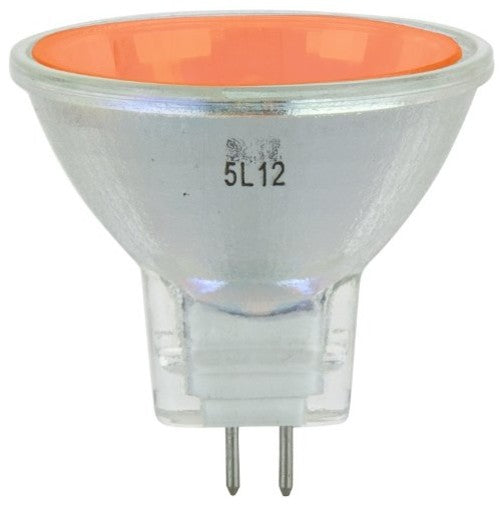 Sunlite 20W Halogen Mr11 Gu4 Mini Reflector Bulb Orange