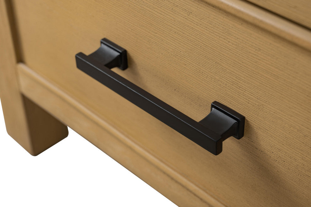 Estate Double Sink Bathroom Vanity Modular Set, Oak, 36", Single Sink