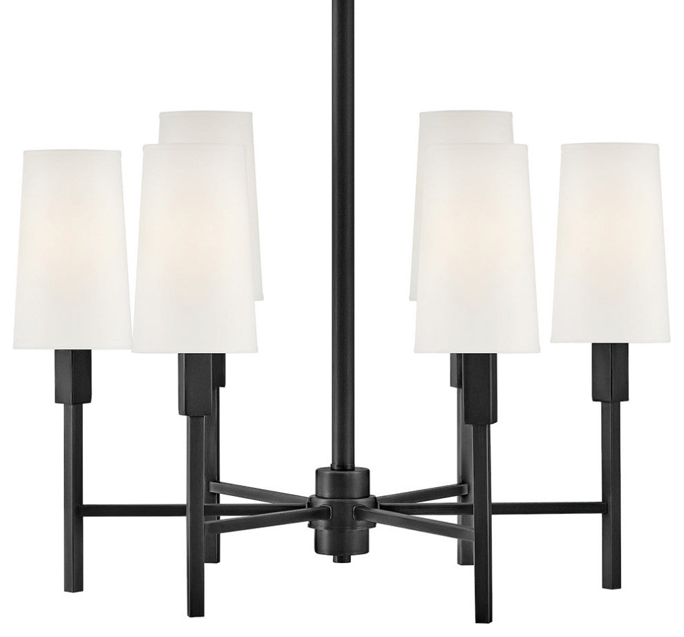 Hinkley Fenwick Medium Chandelier, Black