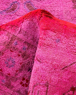 Vibrance, One-of-a-Kind Hand-Knotted Area Rug Pink, 2'7"x13'10"