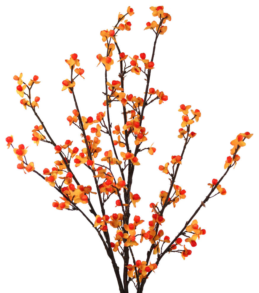38" Realistic Bittersweet Branch Sprays, Set of 12