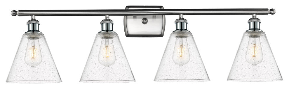 INNOVATIONS LIGHTING 516-4W-SN-GBC-84-LED Ballston Cone Bath Vanity Light
