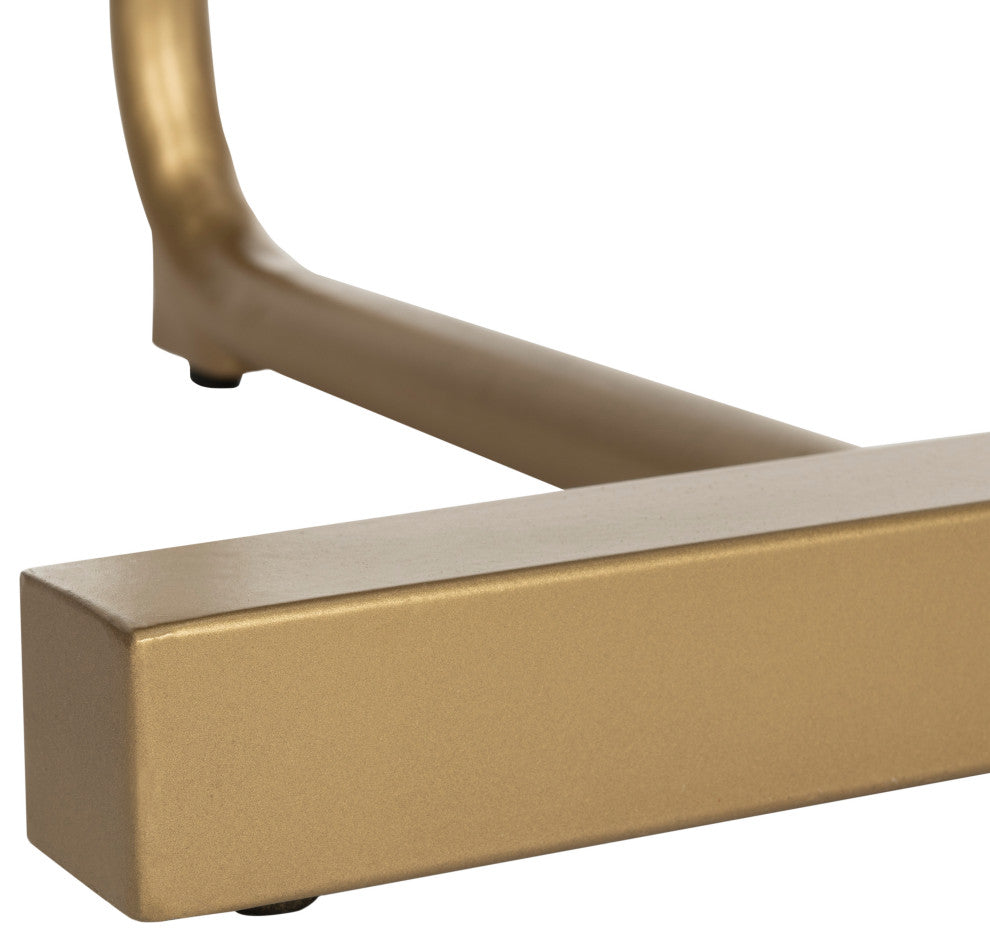 Safavieh Kaiya C-Table, Black/Gold