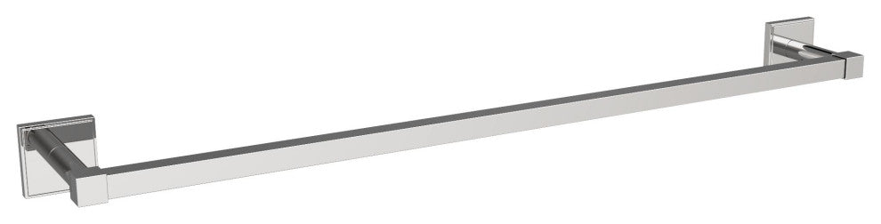 Appoint Traditional Towel Bar, Chrome, 24" Center-to-Center