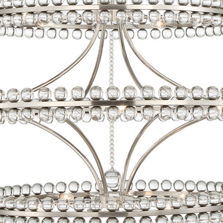 Crystorama Lighting Group CLO-8000 Clover 24 Light 48"W Ring - Aged Brass