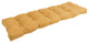 60-inch by 19-inch Tufted Solid Microsuede Bench Cushion