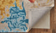 Weave & Wander Everley Wool Rug, Sunny Yellow/Sky Blue, Rug, 10'x14'