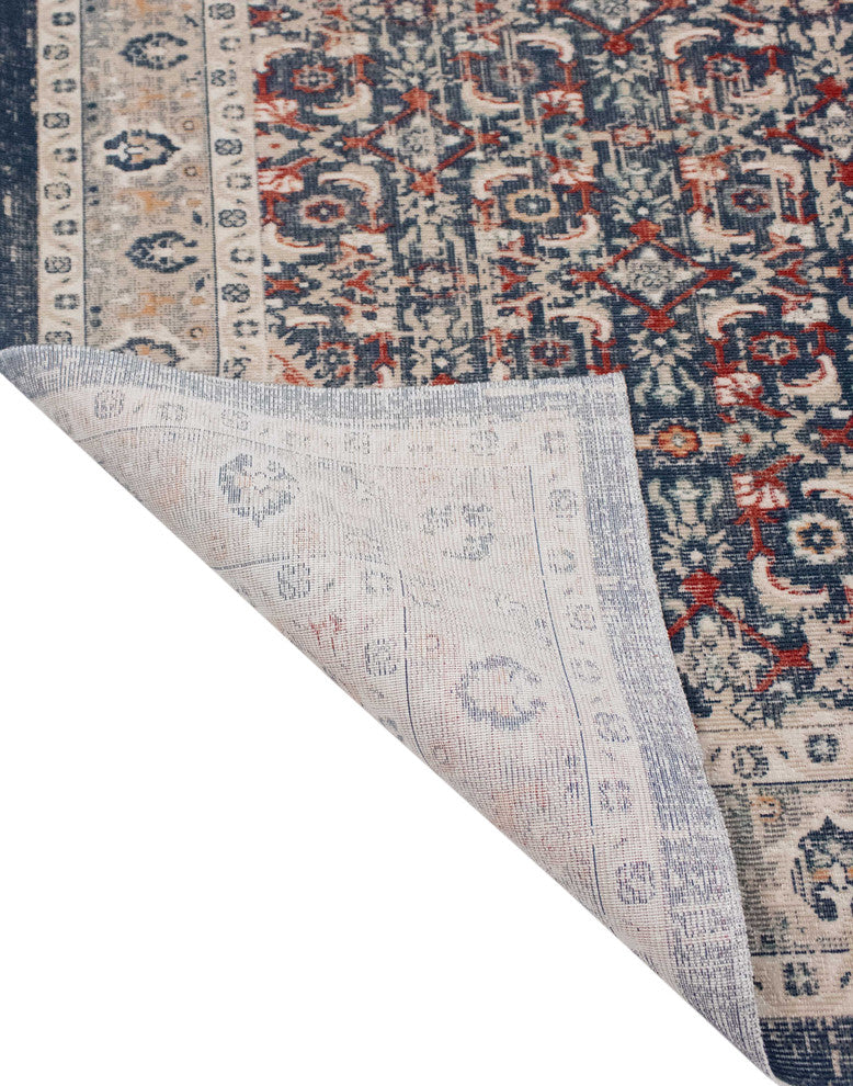 Noori Rug Low-Pile Garry Blue/Grey Rug