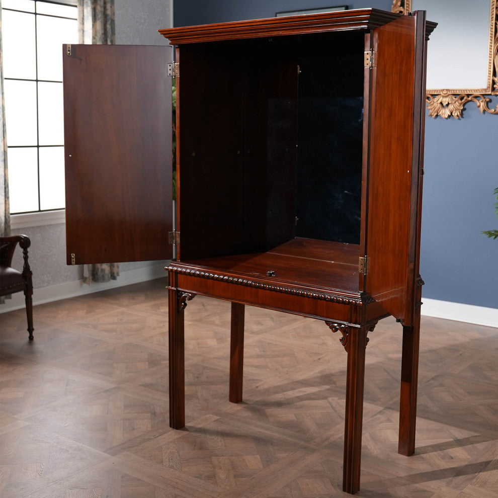 Bar/Liquor Cabinet, Mahogany