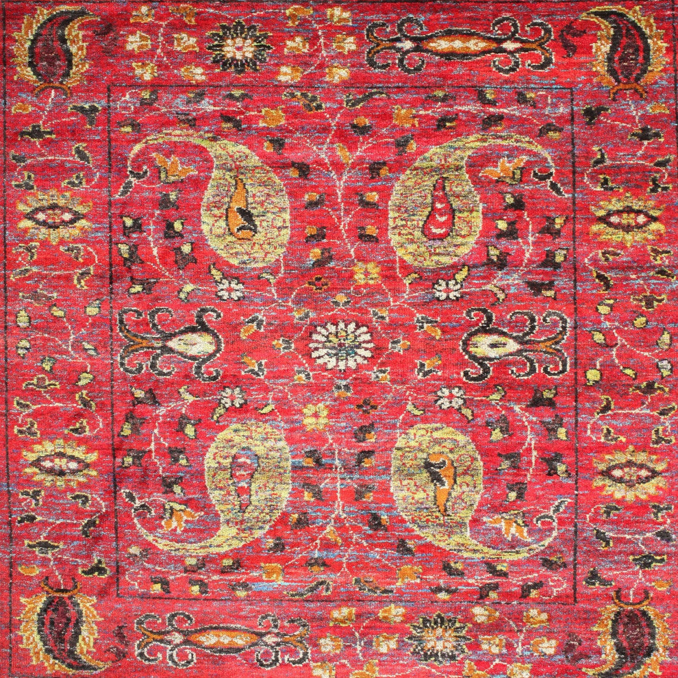 Ahgly Company Indoor Square Traditional Area Rugs, 4' Square