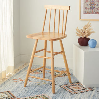 Safavieh May Wood Counter Stool, Natural