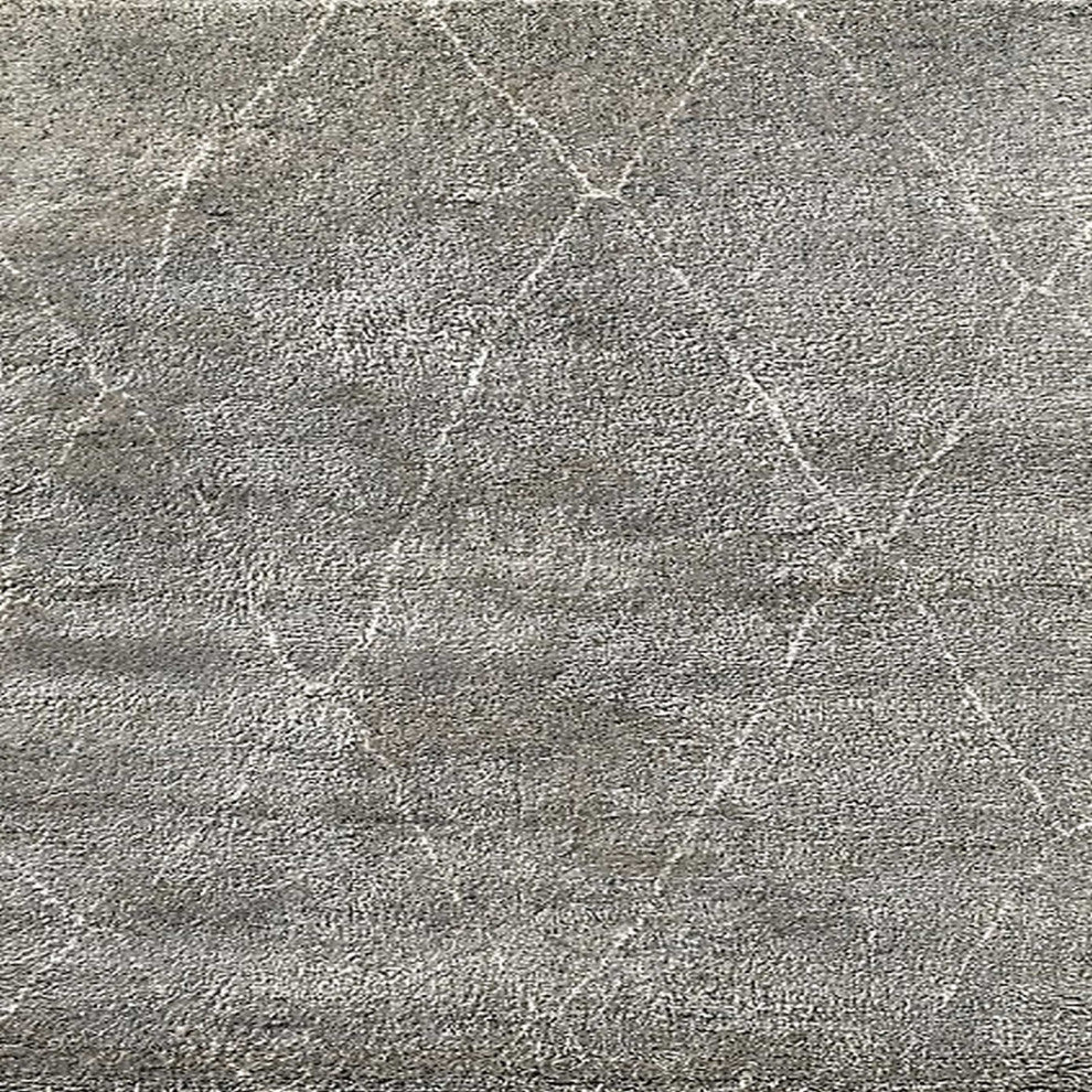 Ahgly Company Indoor Square Mid-Century Modern Area Rugs, 5' Square