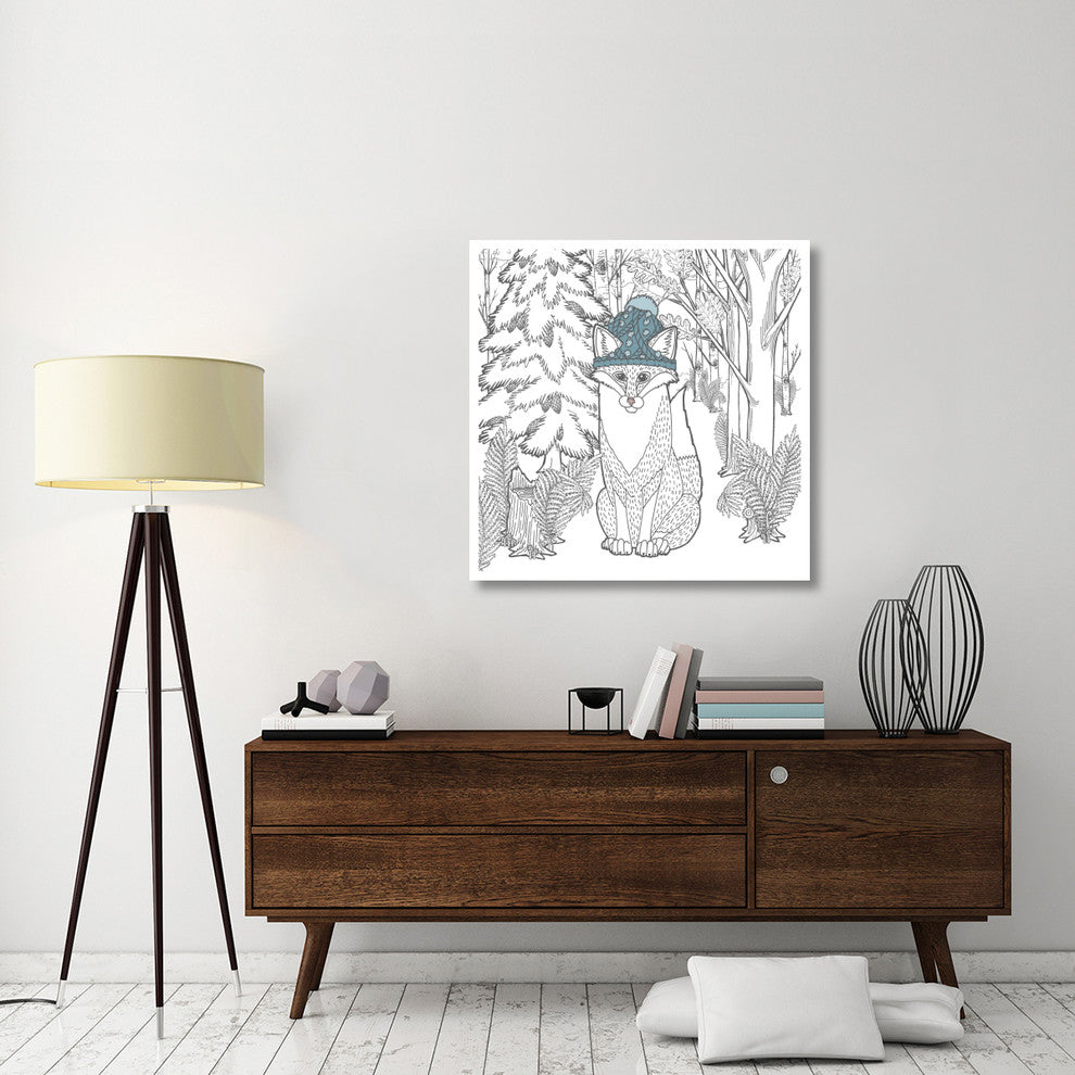 "Color the Forest Color IV" Digital Paper Print by Elyse DeNeige, 38"x38"