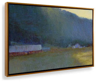 "Riverside Journey" - Peaceful River Landscape Canvas Art