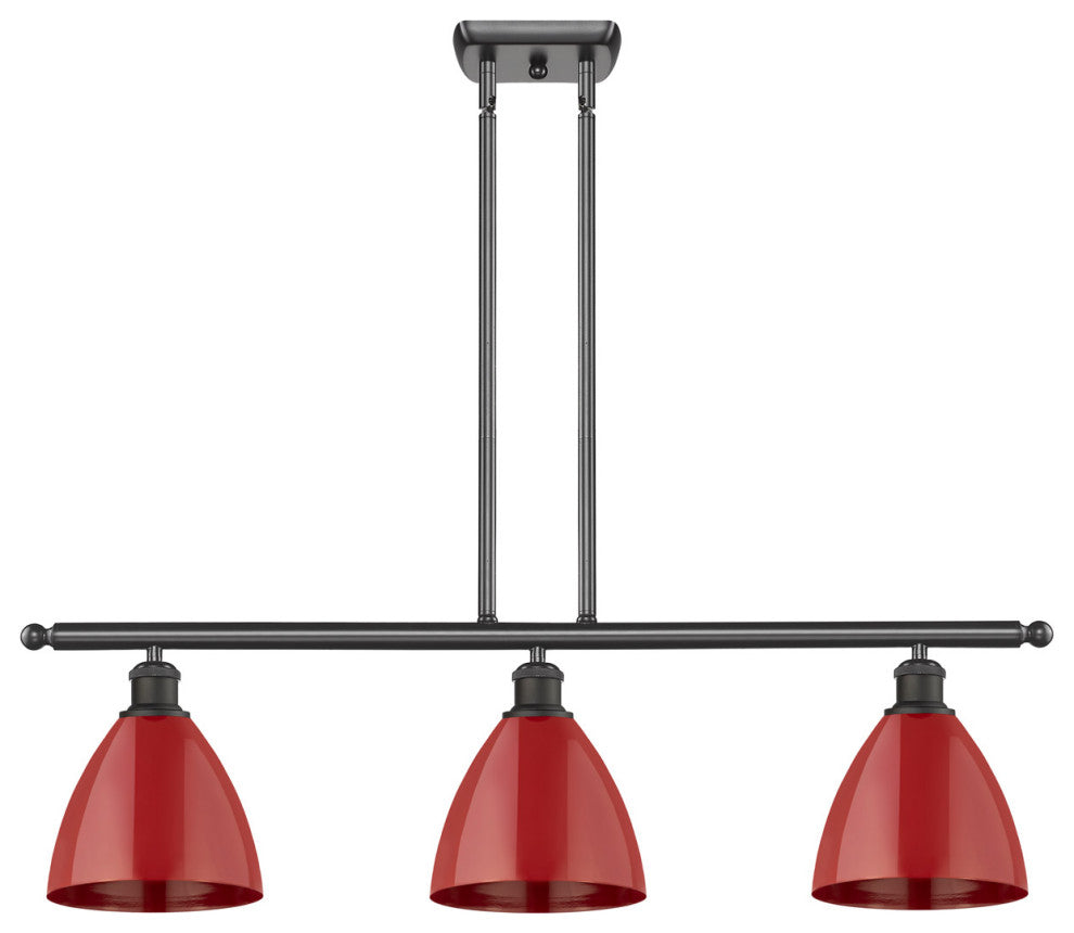 Innovations 516-3I-OB-MBD-75-RD-LED 3 Light Island Light, Oil Rubbed Bronze
