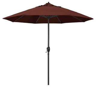 9' Casa Series Patio Umbrella With Sunbrella 2A Henna Fabric