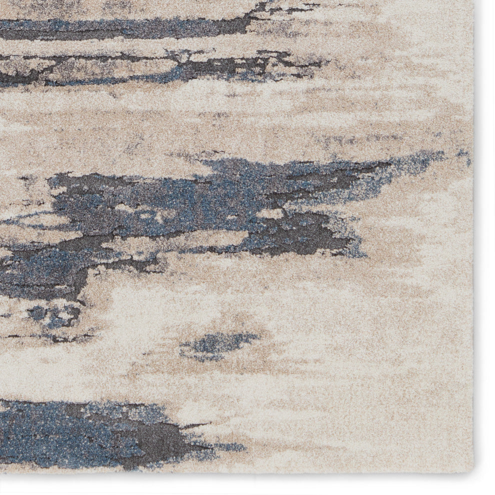 Jaipur Living Yushan Abstract White/ Blue Area Rug 8'X10'