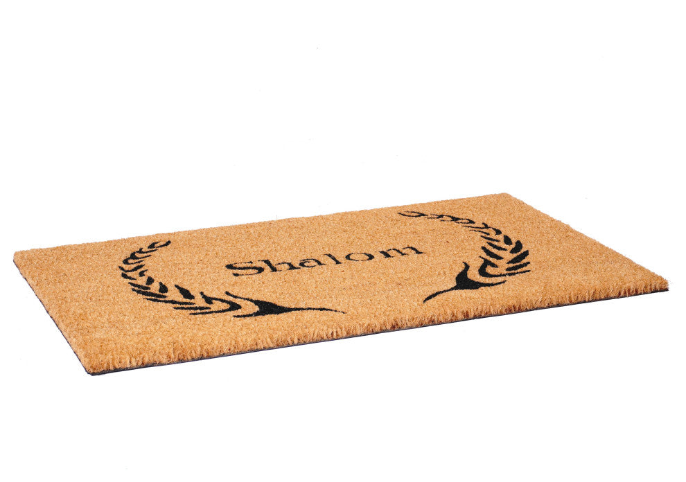 Shalom Doormat, 17"x 29", 24"x48"
