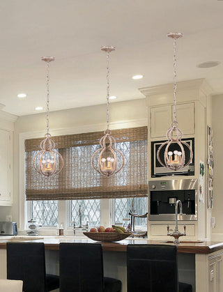 Crystorama Lighting Group 6760 Garland 3 Light 10"W Crystal Mini - Distressed