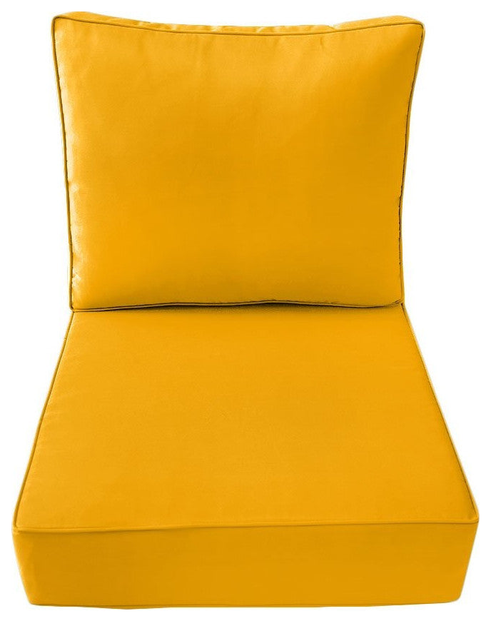 |COVER ONLY| Outdoor Pipe Trim Medium Deep Seat Backrest Pillow Slipcover AD108