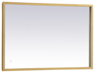 Modern Brass Led Mirror