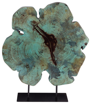 Uttermost Bahati Wood Blue Sculpture