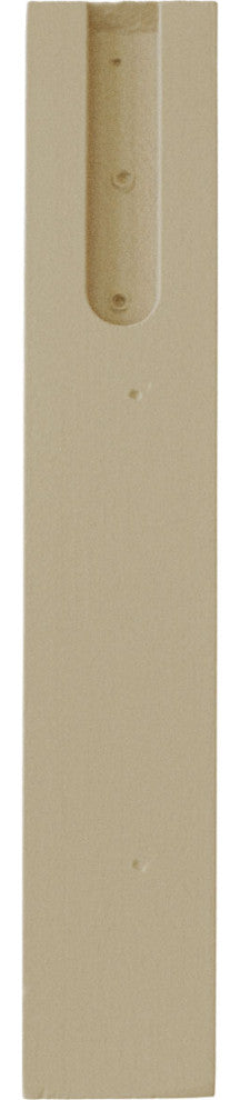 1 1/2"W x 6"D x 8 1/2"H Bulwark Bracket, Rubberwood