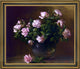 Charles Ethan Porter Roses Framed Premium Canvas Print, 20"x25"