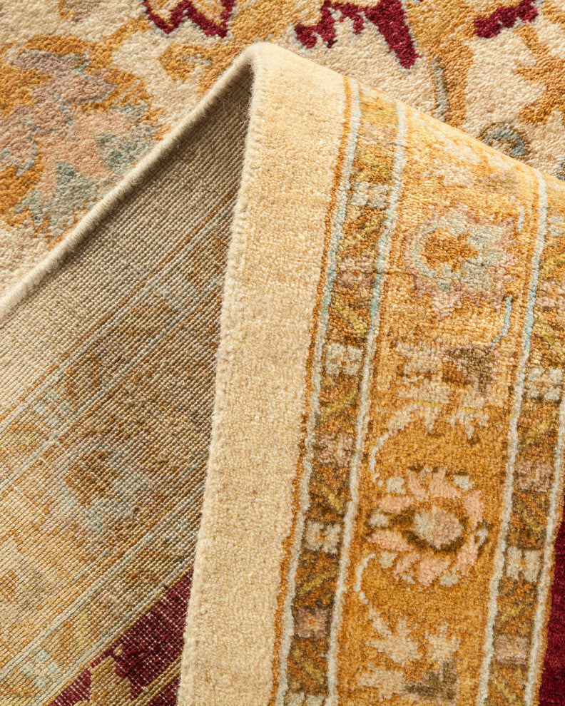 Serenity, One-of-a-Kind Hand-Knotted Area Rug Ivory, 8'1"x10'6"