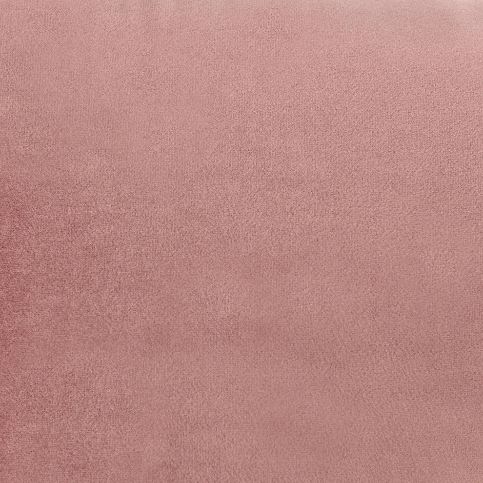 Kosas Home Petra 89" Velvet Fabric Blush Tufted Sofa