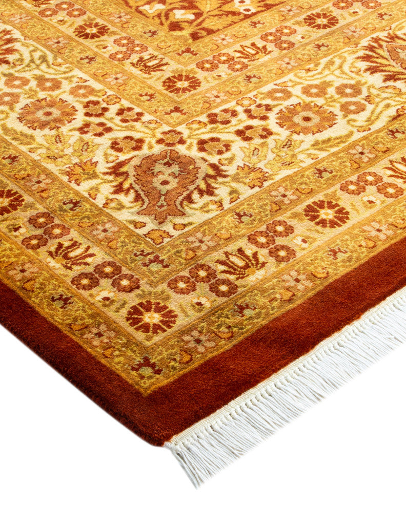 Mogul, One-of-a-Kind Hand-Knotted Area Rug Orange, 8' 3" x 10' 8"