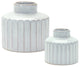 Porcealin Vase, 2-Piece Set