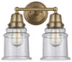 Innovations 623-2W-BB-G184 2 Light 14" Bath Vanity Light, Brushed Brass