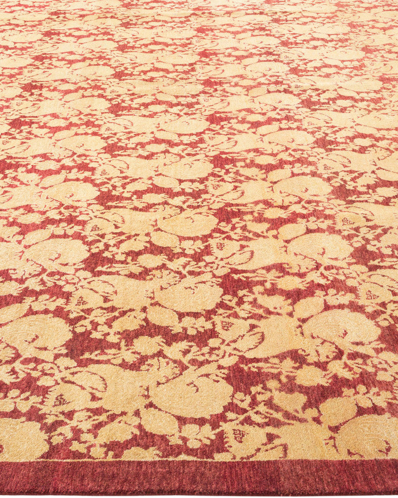 Mogul, One-of-a-Kind Hand-Knotted Area Rug Red, 9'1"x11'9"