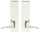 Air-Stream Lever, Tubular Privacy, Polished Stainless Steel, 2-3/8" Backset