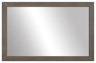 Huntington Framed Wall Mirror, Driftwood, 28"x36"