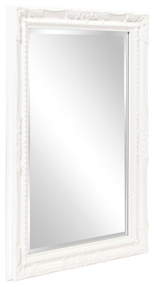 Howard Elliott Queen Ann Rectangular Mirror, White