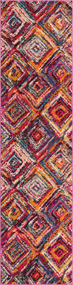 Rug Unique Loom Estrella Multi Runner 2' 7 x 10' 0