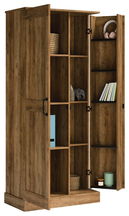 Sauder Miscellaneous Storage Engineered Wood Storage Cabinet in Rural Pine