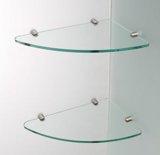 BromleyGS 66.25"-67.25"x32.375"x72" Frameless Corner Hinged Shower Enclosure