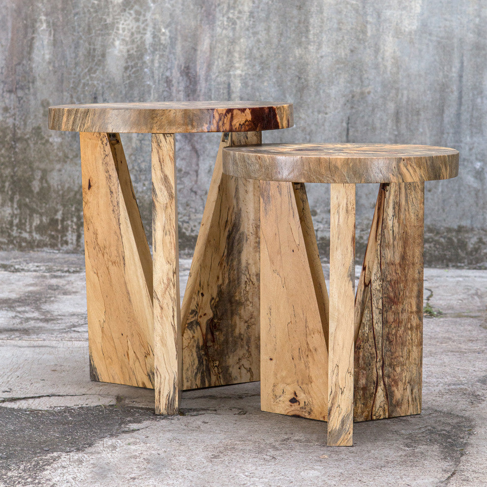 Nadette Natural Nesting Tables, Natural